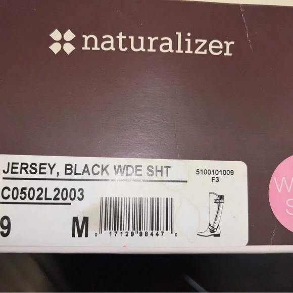 NWT Black Leather Riding Boots - Picture 2 of 5